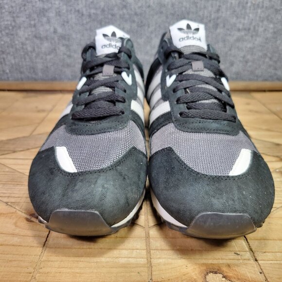 Adidas‎ Originals ZX700 Men's Sneakers Size 12, Black/White, Suede Shoes Casual - Picture 4 of 11